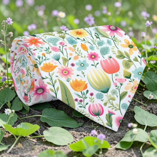 Saisonale Frühlingsblumen Krawatte Schlips