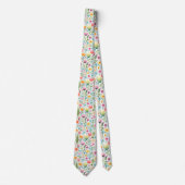 Saisonale Frühlingsblumen Krawatte Schlips (Vorderseite)