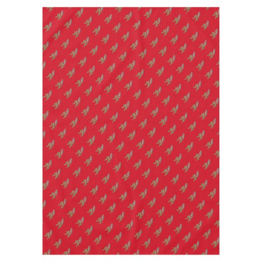 saisonale Gestaltung mit Efeu- und Rotwein-Weihnac Tischdecke (Vorderseite)