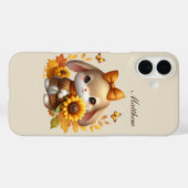 Saisonale Hasen-Add-Name Case-Mate iPhone Hülle (Rückseite (Horizontal))