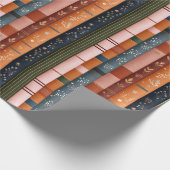 Saisonale Herbst-Buchstäbchen Geschenkpapier (Ecke)
