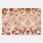 Saisonale Herbstausfälle braune Blätter (Vorderseite)