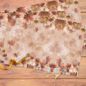 Saisonale Herbstausfälle braune Blätter