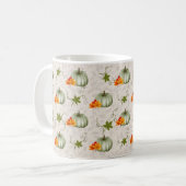 Saisonale Herbstkuppel Niedliches Trendmuster Kaffeetasse (Vorderseite Links)