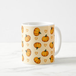 Saisonale Herbstkuppel Niedliches Trendmuster Kaffeetasse