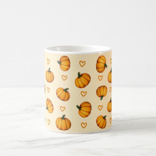 Saisonale Herbstkuppel Niedliches Trendmuster Kaffeetasse (Mittel)