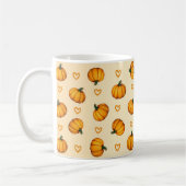 Saisonale Herbstkuppel Niedliches Trendmuster Kaffeetasse (Links)