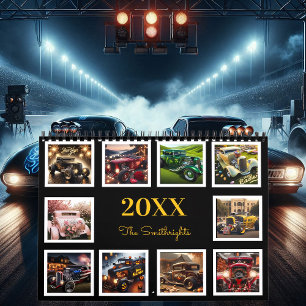 Saisonale Hot Rods im Feiertag 20XX Kalender