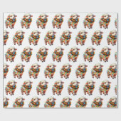 Saisonale Kreaturen Freude Geschenkpapier (Flach)