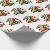 Saisonale Kreaturen Freude Geschenkpapier (Ecke)