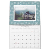 Saisonale Muster Monatliches Foto Kalender (Jan 2027)