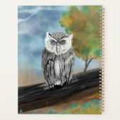 Saisonale Owl Malerei in Nature Wonders Planer (Rückseite)
