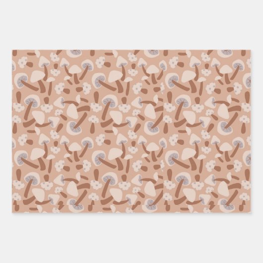 Saisonale Pastelltöne Herbst Geschenkpapier Set (Vorderseite 2)