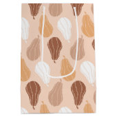 Saisonale Pastelltöne Herbst Mittlere Geschenktüte (Rückseite)