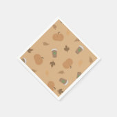 Saisonale Pumpkin Gewürze/Fall Napkins Serviette (Ecke)