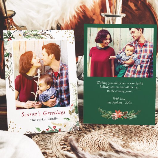 Saisonale Rustikale Berries Blumenkohl Weihnachten