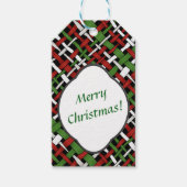 Saisonale Rustikale Bretter mit beliebigem Text Geschenkanhänger (Vorderseite)