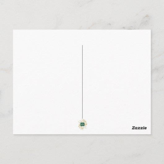 Saisonale rustikale Teezeit Blätter noch Leben Postkarte (Rückseite)