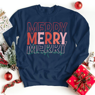 Saisonale Schnecken: Frohe Weihnachten Winter Sweatshirt