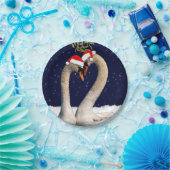 Saisonale Schwanenpapierplatte Pappteller (Party)