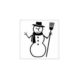 Saisonale Snowman Dekoration Gummi Briefmarke Gummistempel