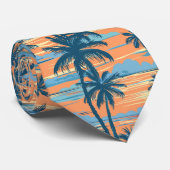 Saisonale Sommer-Palmbaum-Krawatte Krawatte (Gerollt)