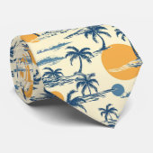 Saisonale Sommer-Palmbaum-Krawatte Krawatte (Gerollt)