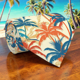 Saisonale Sommer-Palmbaum-Krawatte Krawatte