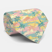 Saisonale Sommer-Palmbaum-Krawatte Krawatte (Gerollt)