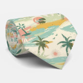 Saisonale Sommer-Palmbaum-Krawatte Krawatte (Gerollt)