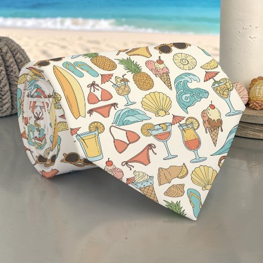 Saisonale Sommer-Strand-Krawatte Schlips Krawatte