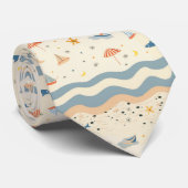Saisonale Sommer-Strand-Krawatte Schlips Krawatte (Gerollt)