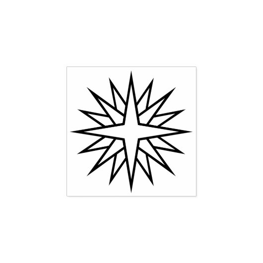 Saisonale Star Decke Gummi Briefmarke Gummistempel (Prägung)