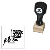 Saisonale Stilvolle Kerzendekor Pflanze Gummi Brie Gummistempel (Stempel)