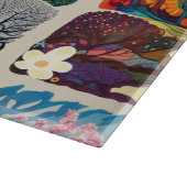 "Saisonale Symphonie" Schneidebrett (Ecke)