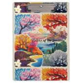 "Saisonale Wunder" Klemmbrett (Vorderseite)