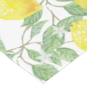 Saisonale Zitronen   Tischdecke (Schrägansicht)