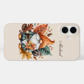 Saisonaler Gnom Name hinzufügen Case-Mate iPhone Hülle (Rückseite (Horizontal))