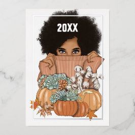 Saisonaler Herbst - Fall Foil Card Folien Feiertagskarte