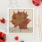 Saisonaler Herbstausgang Erntedank Serviette (Beispiel)