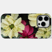 Saisonaler Holiday Poinsettias Floral Case-Mate iPhone Hülle (Rückseite (Horizontal))