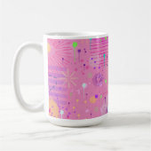 Saisonaler Obstsalat: Abstrakte Malerei Kaffeetasse (Links)
