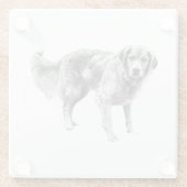 Saisonaler Untersetzer mit Graustufen (Rückseite)