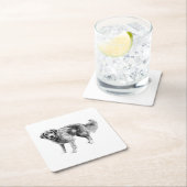 Saisonaler Untersetzer mit Graustufen (Vor Ort)