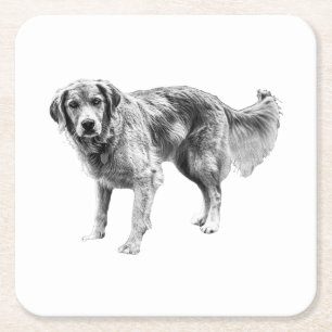 Saisonaler Untersetzer mit Graustufen