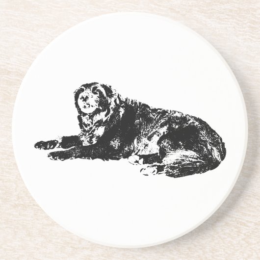 Saisonaler Untersetzer mit Silhouetten für Hunde (Vorne)