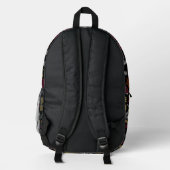 Saisonaler Wechsel Herbst Blatt Fall Bedruckter Rucksack (Rückseite)