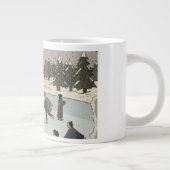 Saisonales Eislaufen Jumbo-Tasse (Rechts)