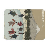 Saisonales Eislaufen Magnet (Horizontal)