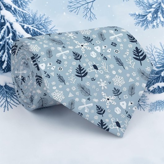 Saisonales Wintermuster-Schlips Krawatte